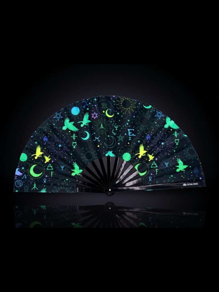 Neon & UV Handfächer